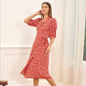 Rose print Rouje Louisa Dress F/W 2020